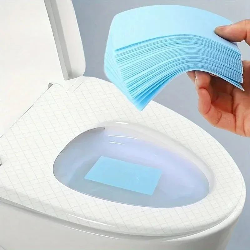 30/60 Uds hojas de limpieza de inodoro quitamanchas para el hogar limpiadores de inodoro efervescentes limpieza de suelo del baño aroma fresco