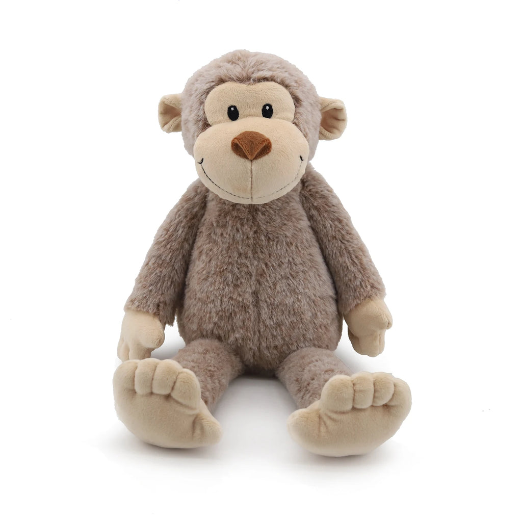 Bashful-muñeco de peluche de mono, Animal de peluche suave clásico, muñeca cómoda para bebé, bonito mono marrón, regalo para niños recién nacidos