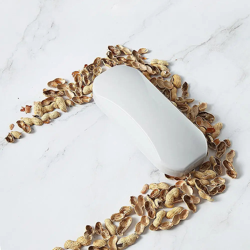 Mini barredora de migas de mano ABS, cepillo de barrido ergonómico para servidor, estufa de mesa, tostadora, migas de comida, migas de pan