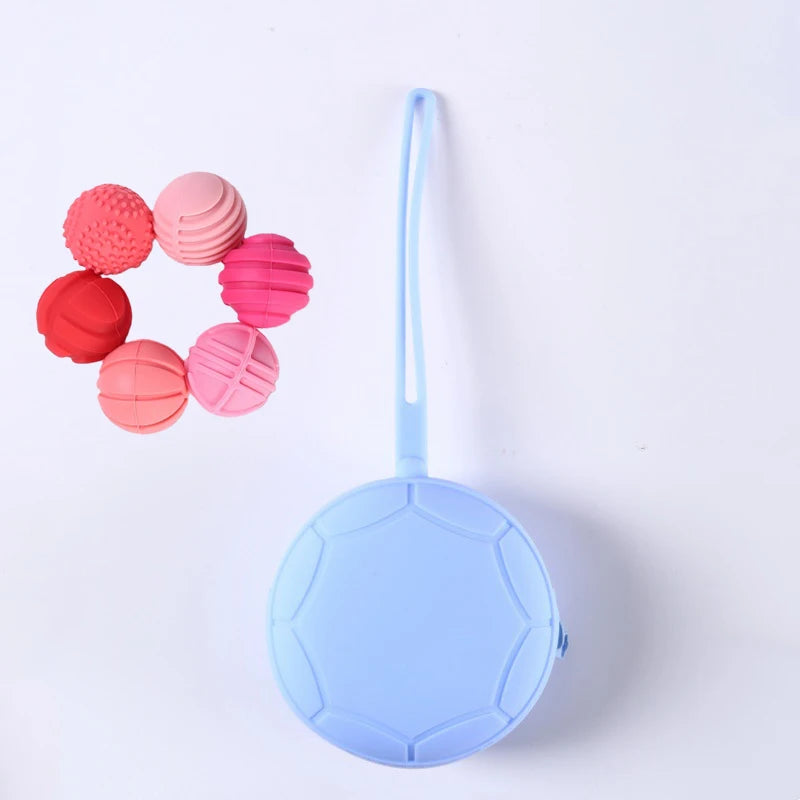 Bola magnética para aliviar el estrés, bola de silicona educativa sensorial para aliviar el estrés, bola texturizada para TDAH