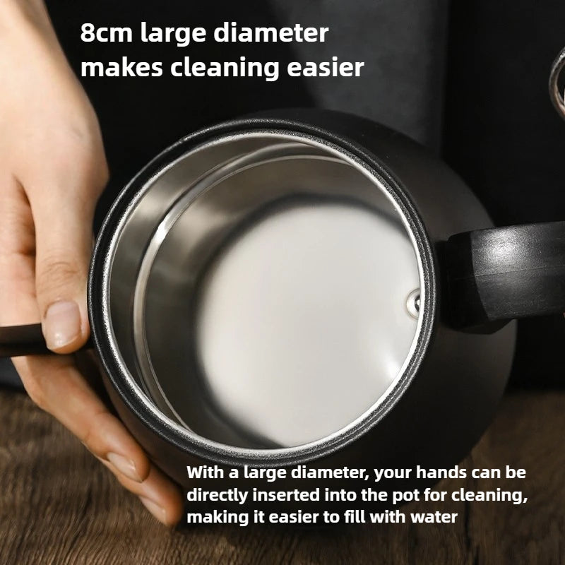 Hervidor Eléctrico Gooseneck de 1L: Control Inteligente de Temperatura para Café de Goteo, Ebullición Rápida, Acero Inoxidable, 110V y 220V
