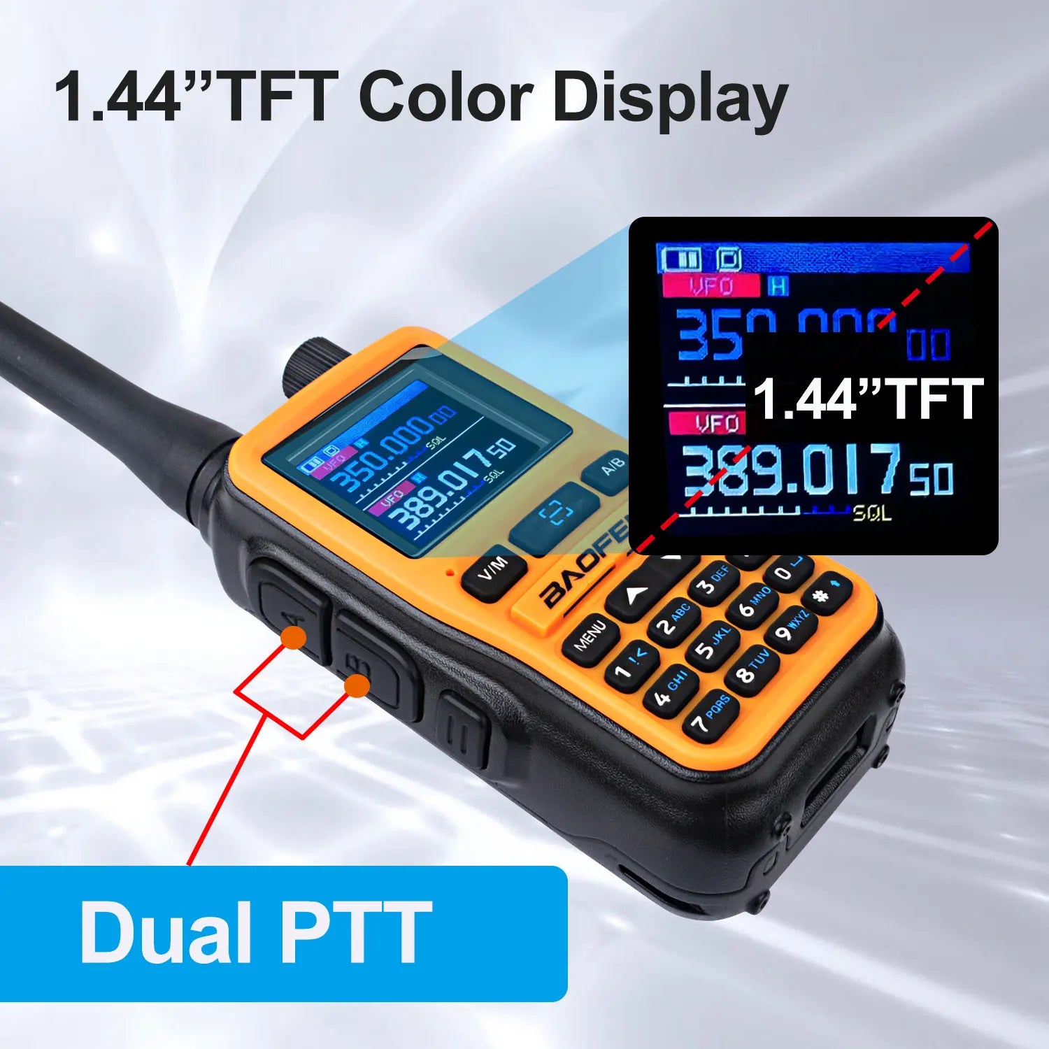 2 unids/pack Baofeng UV-5R Mini doble banda Dual PTT Walkie Talkie 5RMINI banda aérea Rx 5W compacto VOX FM Radio aficionado carga tipo C