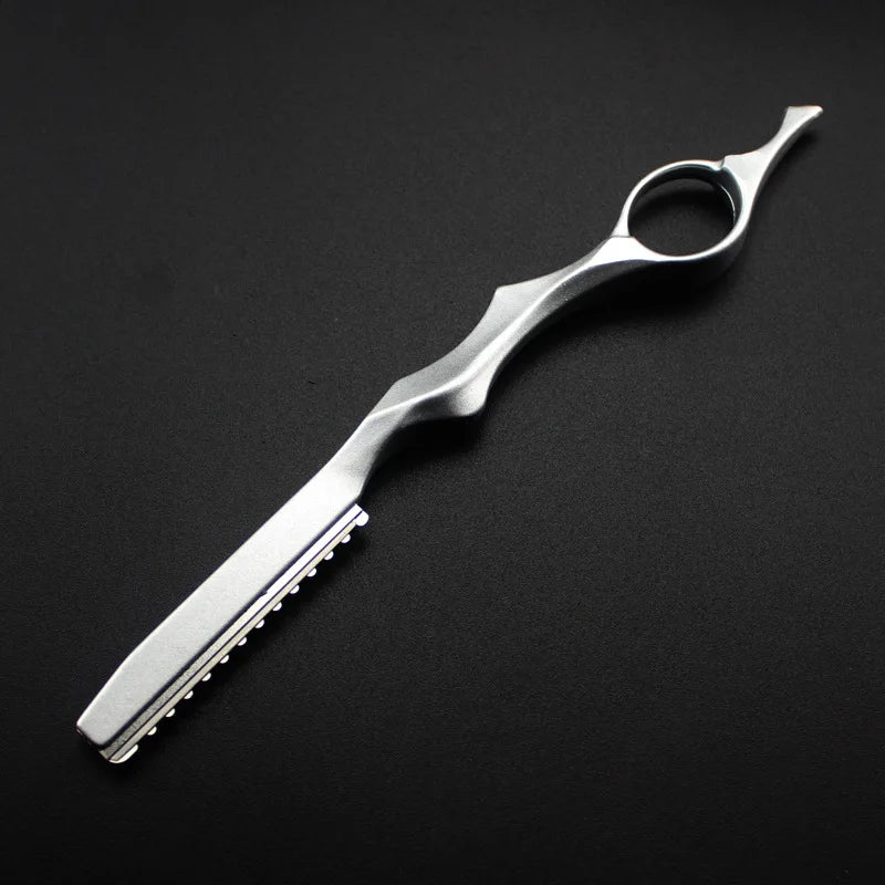 Navaja de Aluminio para Adelgazar el Cabello, Cuchilla de Corte Profesional, Afilada, para Barbería, Herramientas de Salón