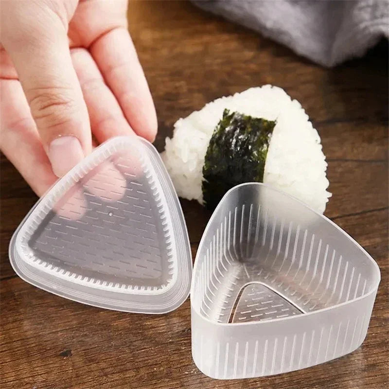 Moldes triangulares para bolas de arroz, prensa para hacer Sushi, molde triangular japonés Onigiri, bola de arroz, dispositivo Bento, accesorios de cocina, 4/1 Uds.