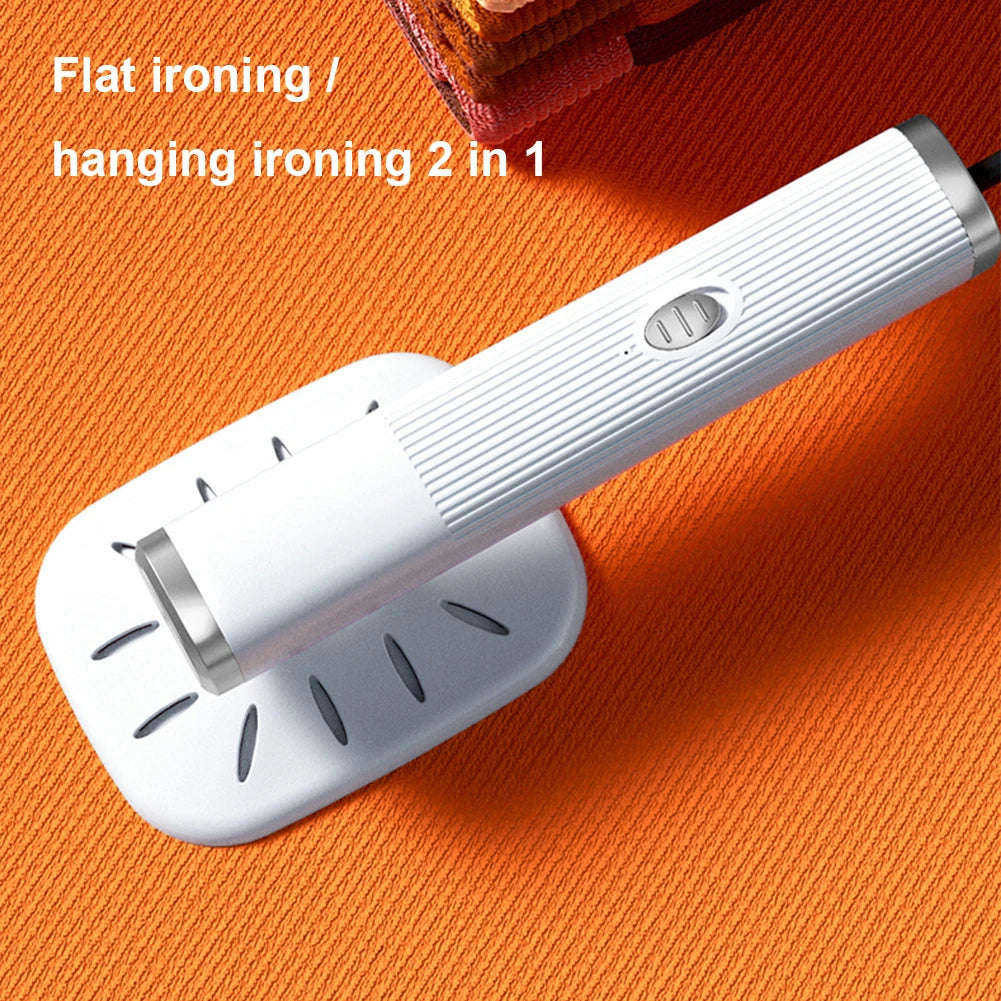Máquina de planchar portátil 360 °   Plancha de mano para planchar, plancha de vapor doméstica alimentada por USB para planchar ropa de tela
