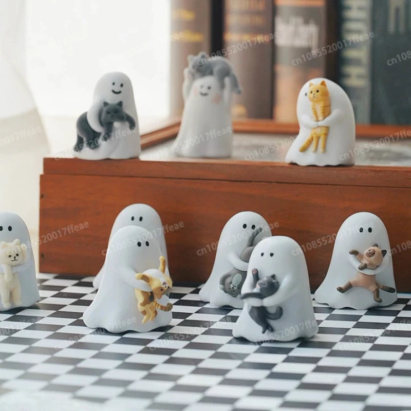 Ghody Behold My Cat Series, Caja Sorpresa con Figuras de Gatos, Lindas Mini Figuras de Anime Coleccionables, Decoración de Escritorio, Caja Misteriosa, Regalo para Niñas