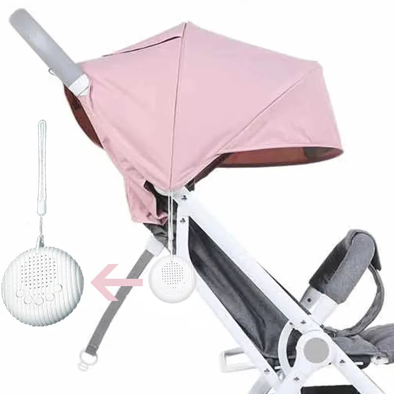 Máquina de Ruido Blanco para Bebés con 10 Sonidos Relajantes, Volumen Ajustable, Portátil, Batería Recargable Integrada