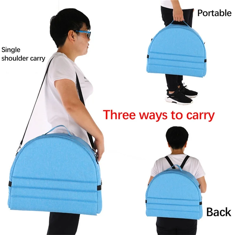 Cuna plegable portátil para bebé con red y toldo, cama nido para acampar, cuna para bebé