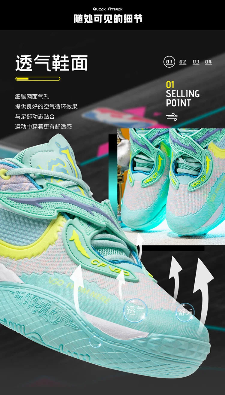 Zapatillas de baloncesto para hombre, transpirables, con amortiguación, antideslizantes, para correr, entrenamiento de gimnasia, zapatillas de baloncesto atléticas