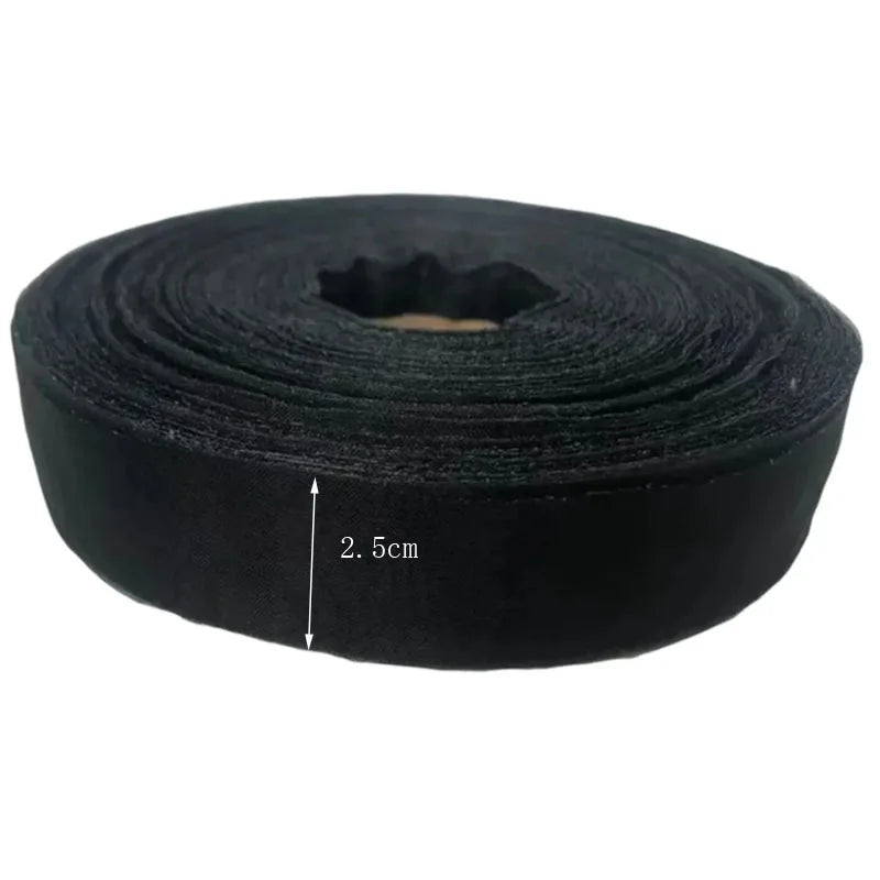 Cinta de gasa de poliuretano de 200 yardas con rayas para la fabricación de extensiones de cabello invisibles.