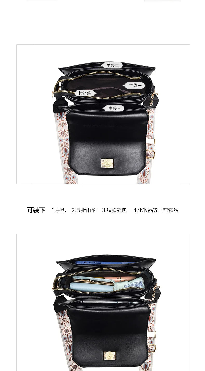 Nuevo bolso de hombro para mujer, bolso principal de alta calidad, bolso informal de gran capacidad a la moda, bolso de hombro tipo bandolera