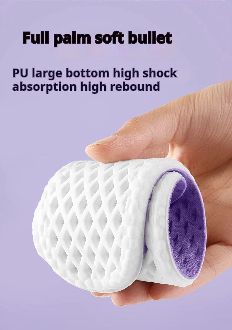 Plantillas deportivas de PU que absorben los golpes, plantilla fresca transpirable de verano, plantillas para zapatos para hombres y mujeres, 2 uds./4 Uds.