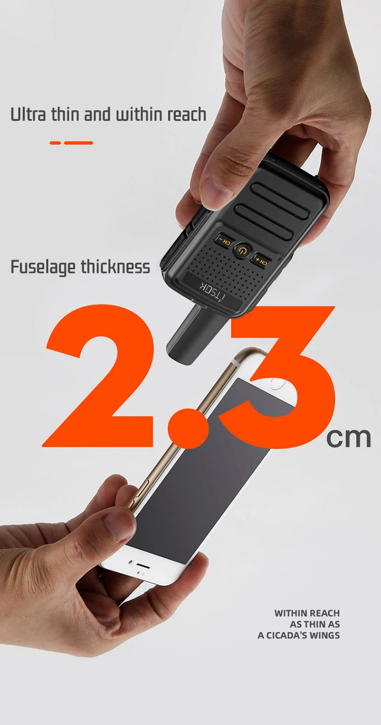 2 uds Mini juguete 1 ~ 5 Km UHF regalo transceptor bidireccional 1S 2S tableta fuselaje colorido nuevos niños Talki Walki Walkie Talkie Radio