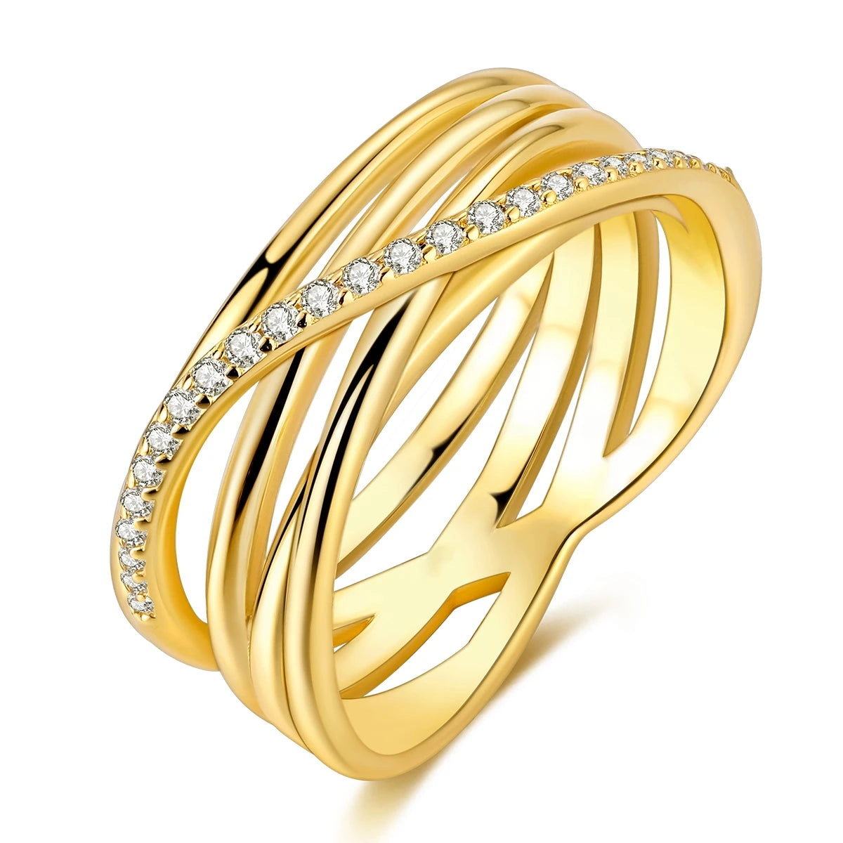 2024 nuevo anillo de plata 925 anillo de lazo brillante de circón anillo de boda de dedo Original S925 DIY regalo de joyería fina para mujer