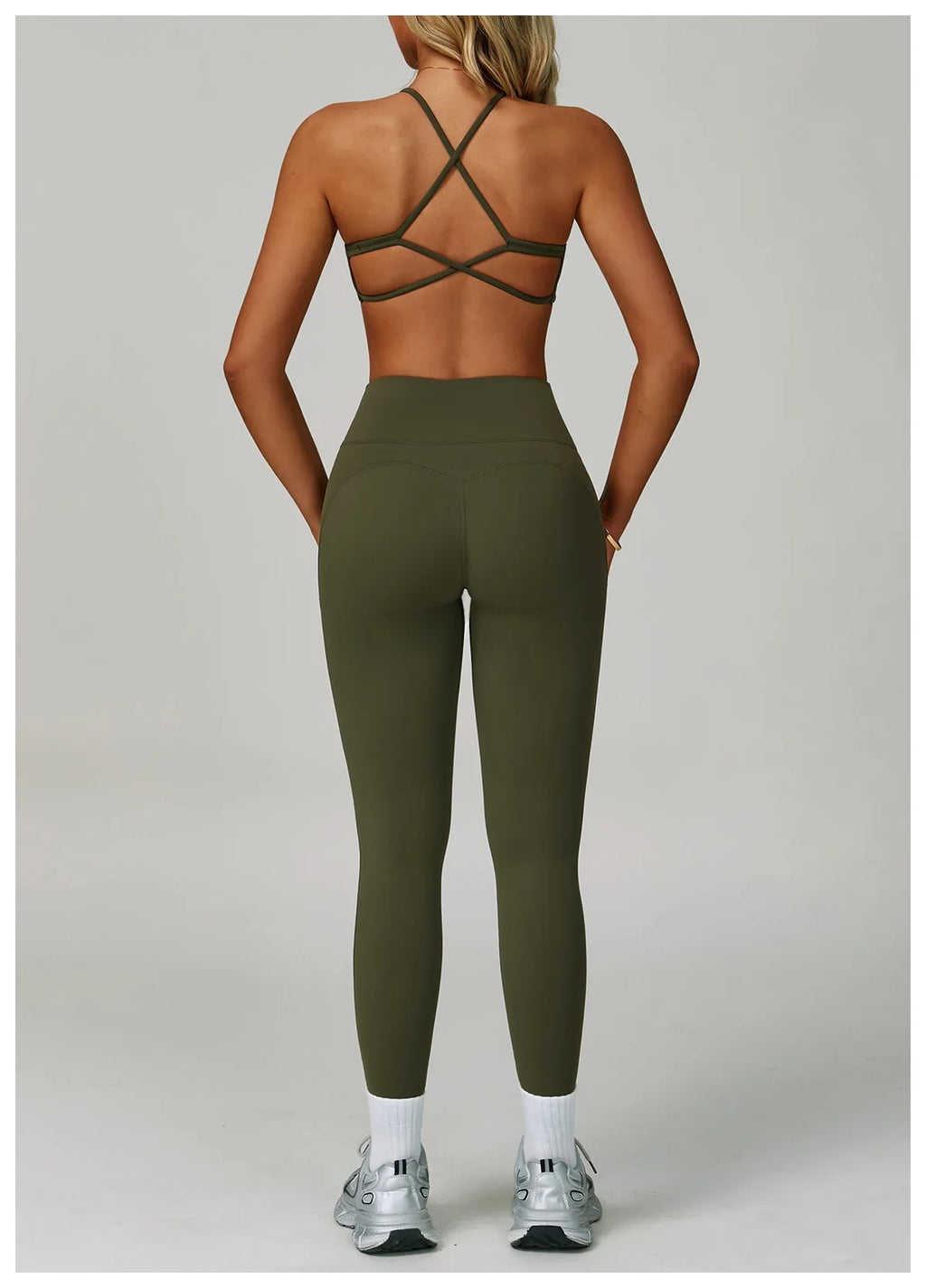 Conjuntos de 2 uds de chándal para mujer, ropa deportiva, conjuntos de Yoga, ropa deportiva, sujetador de entrenamiento, conjunto de mallas de cintura alta, ropa de gimnasio, trajes deportivos