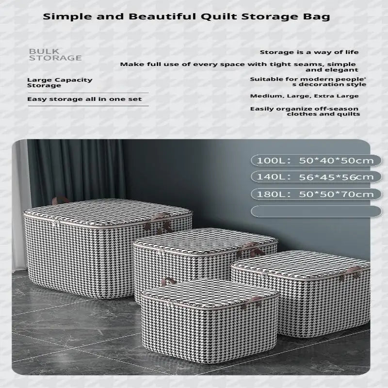 Caja de almacenamiento de ropa de gran tamaño con cubierta, cesta de lavandería grande, bolsa organizadora para bebé, plegable