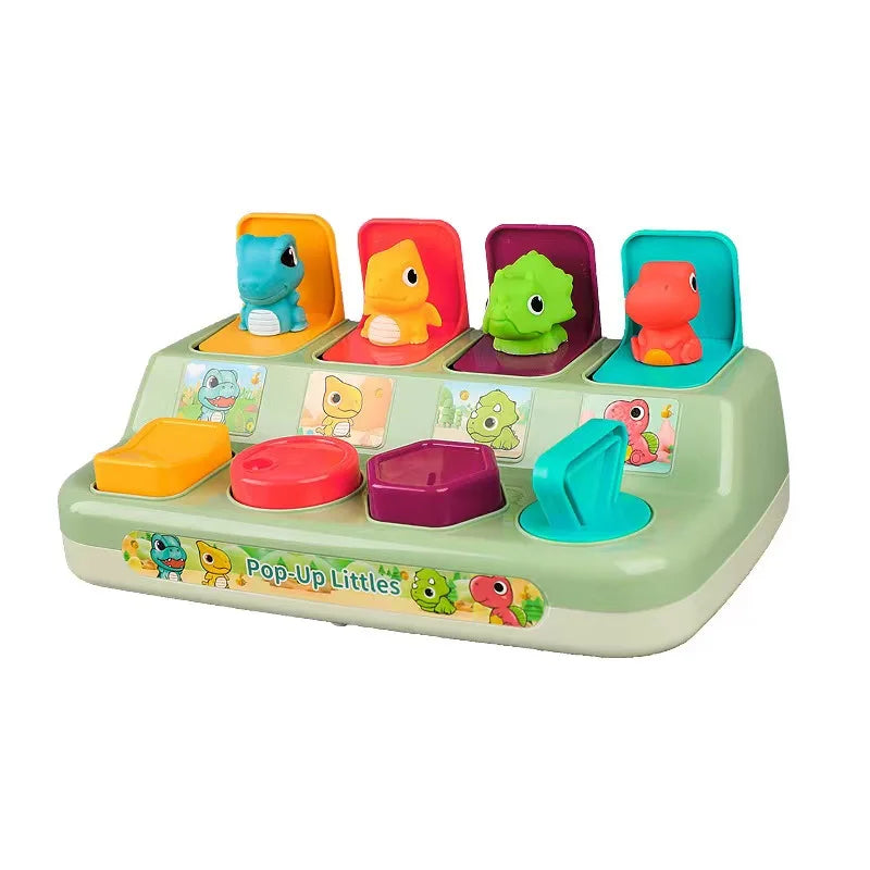 Juguete emergente de actividad interactiva para bebés, juguete con causa y efecto, juegos de desarrollo para bebés, juguetes educativos de aprendizaje Montessori