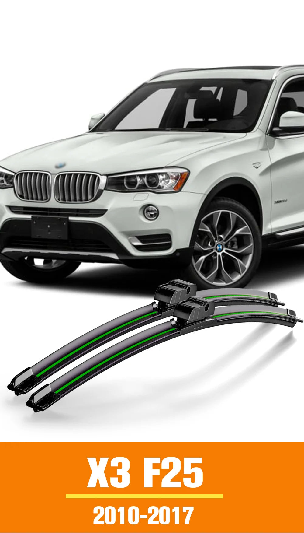 Limpiaparabrisas delanteros para BMW X3 F25 2010-2017 2011 2012 2013 2016 parabrisas ventana delantera 26 "+ 20" Accesorios