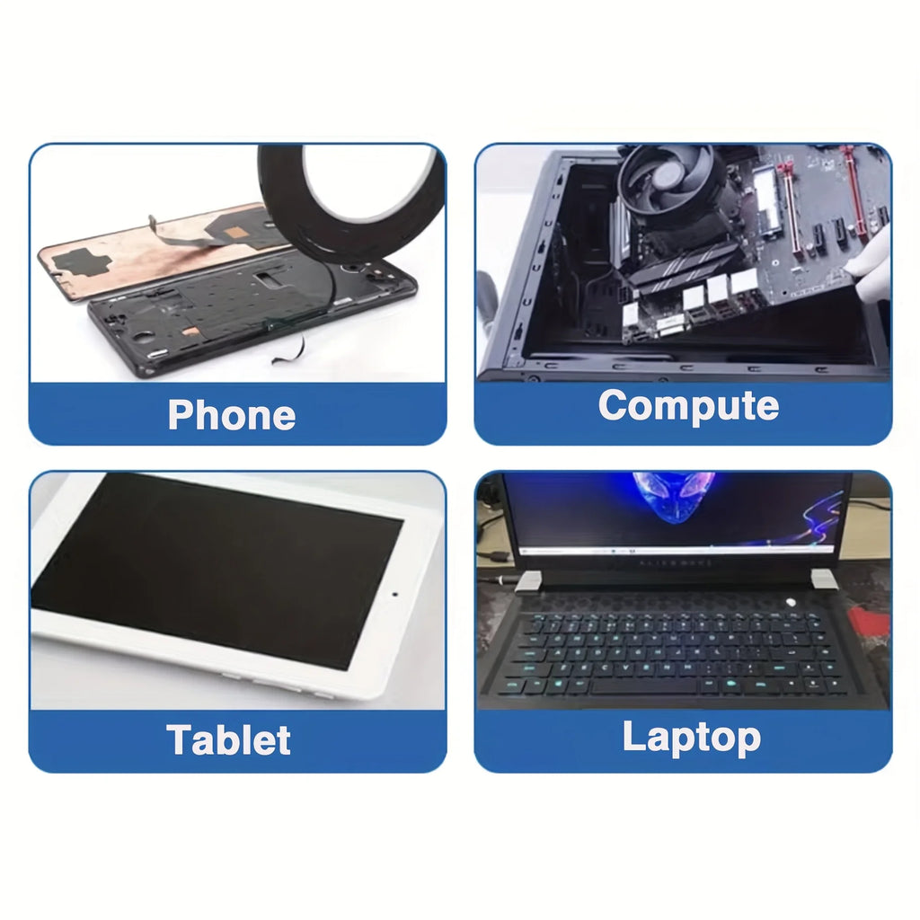 Cinta de Reparación de Pantalla LCD de 3 mm para Teléfonos Móviles, iPads, Tabletas, Portátiles y Cámaras, Adhesivos para Reparación de Pantalla