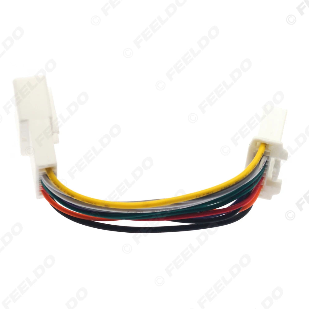 FEELDO-Adaptador de arnés de cableado de Radio de Audio estéreo para coche Nissan, modelos de coche, reproductor de CD, Cable de enchufe
