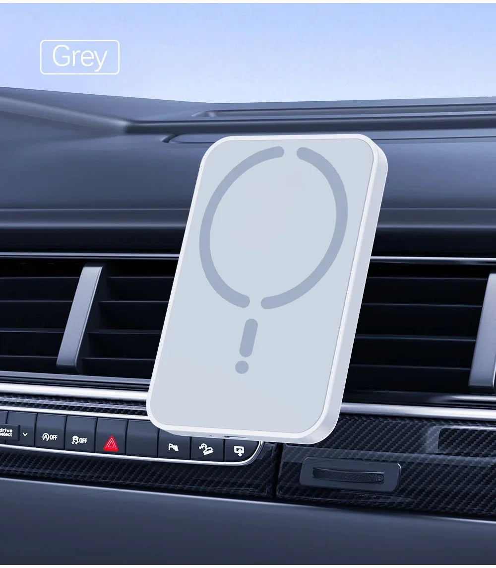 Cargador Inalámbrico Magnético para Coche, Soporte para Teléfono con Salida de Aire para iPhone 17 16 15 14 13 12 Pro Max, Estación de Carga Rápida Inalámbrica para Coche