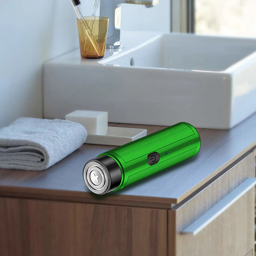 Mini Afeitadora eléctrica para hombre, depiladora de afeitar recargable, máquina de afeitar para mujer, Mini Afeitadora de coche, herramientas de afeitado eléctrico