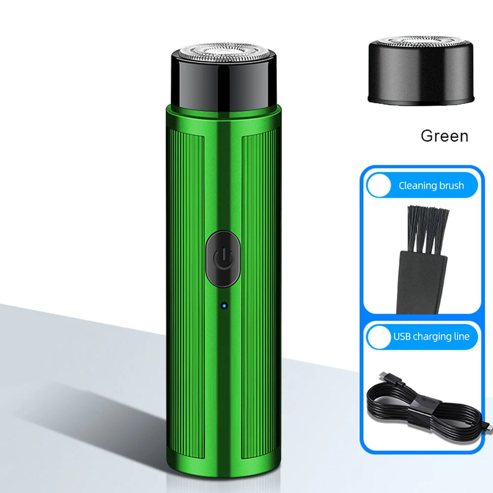 Mini Afeitadora eléctrica para hombre, depiladora de afeitar recargable, máquina de afeitar para mujer, Mini Afeitadora de coche, herramientas de afeitado eléctrico