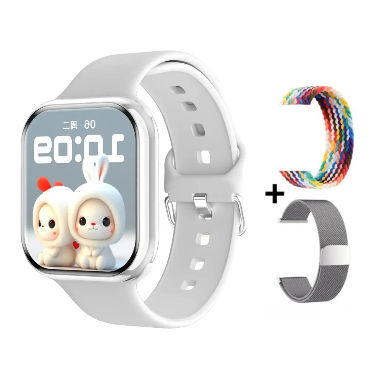 Nuevo reloj inteligente serie X para hombre y mujer, con monitor de presión arterial, llamadas por Bluetooth, NFC, monitorización del sueño, carga inalámbrica, reloj deportivo compatible con IOS y Android.