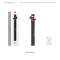 Ulanzi MT-89 soporte de luz trípode extensible de 2M con placa de liberación rápida de 1/4 pulgadas soporte de zapata fría para cámara DSLR teléfono luz de vídeo micrófono