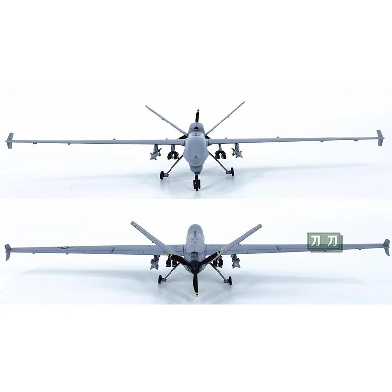Escala 1:72, MQ-9 de los Estados Unidos, ataque de reconocimiento, modelo de avión UAV, simulación, producto terminado, decoración, exhibición de colección