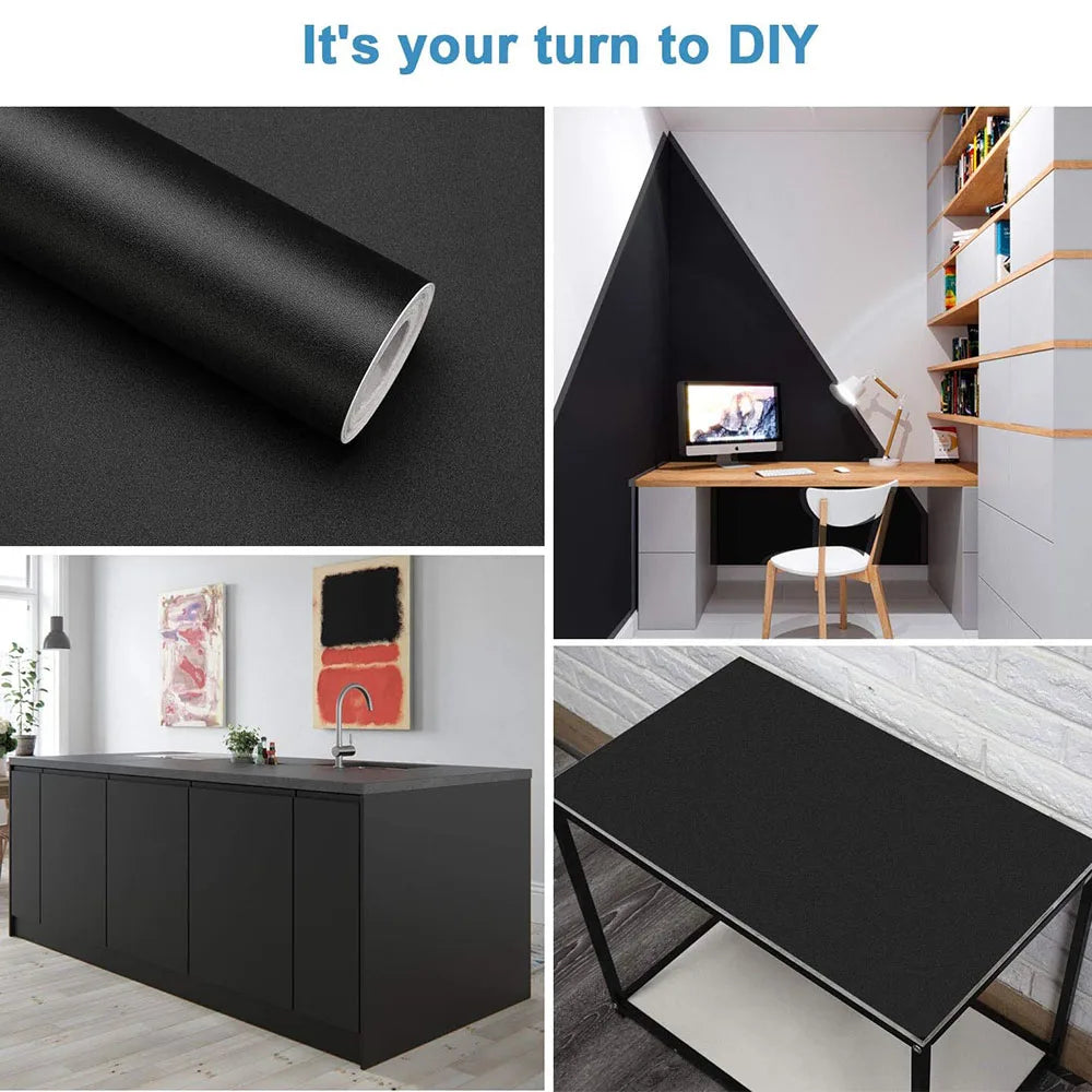 Papel tapiz de película de vinilo autoadhesivo, pegatinas de pared impermeables para baño, cocina, muebles, decoración de habitación, mejora del hogar