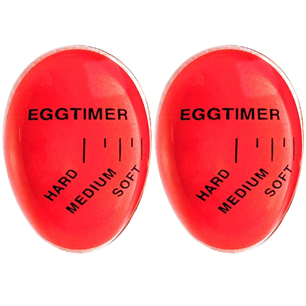 Temporizador de huevos, indicador que cambia de Color, huevos hervidos suaves, medianos y duros, sensibles al calor, seguro, duradero, ayuda de cocina, regalo para uso doméstico