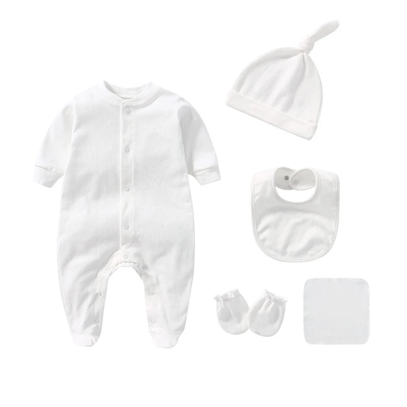 Conjunto de ropa para bebé recién nacido, niño y niña, peleles de Color sólido de manga larga de algodón 100%, traje con pechera, productos infantiles de 0 a 3 meses