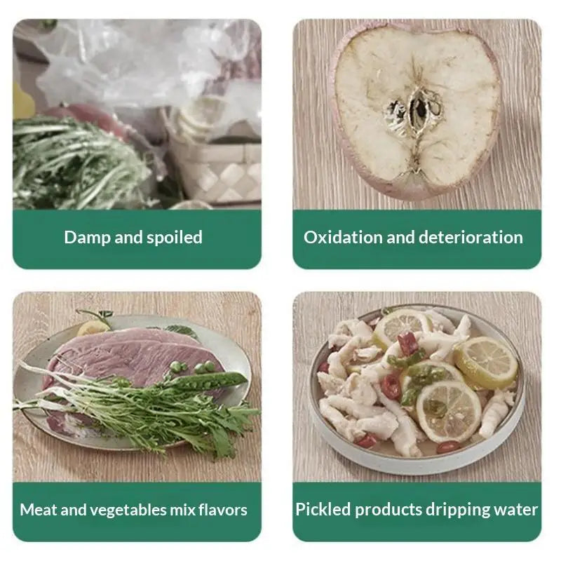 Mini Sellador de Alimentos Portátil, Recargable por USB, Sellador de Bolsas para Almacenamiento de Alimentos, Dispositivo Portátil para Mantener la Frescura