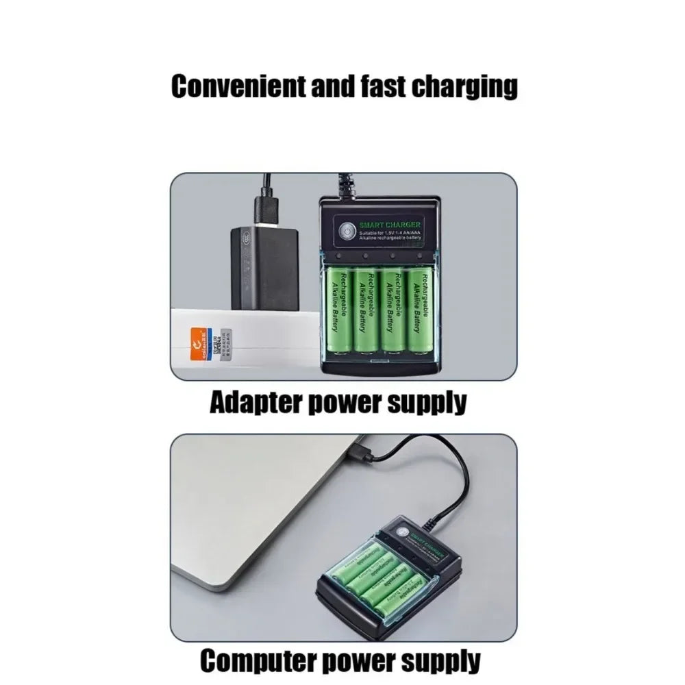 Batería recargable Original 1,5 V AA9800mAh + AAA8800mAh + cargador para ordenador reloj Radio videojuego cámara Digital AA AAAbattery