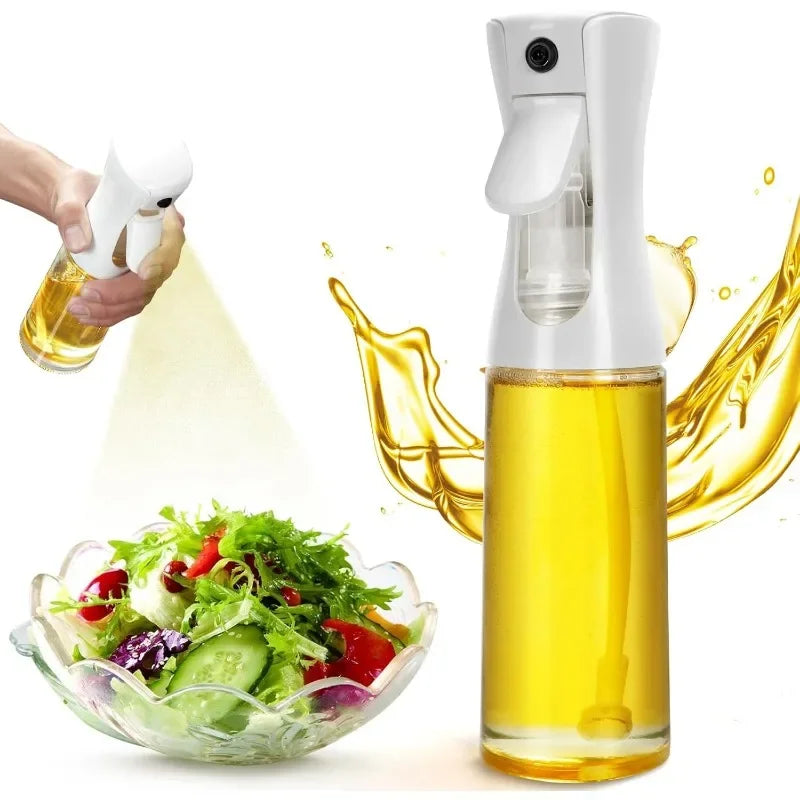 Spray de aceite para cocinar, botella dispensadora de aceite de oliva, pulverizador, niebla, vinagre de aceite de calidad alimentaria reutilizable, botella pulverizadora, accesorios de cocina