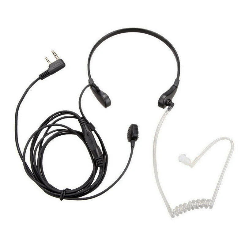 Walkie Talkie micrófono de alta resistencia U94 PTT cuello micrófono de garganta auricular Radio Nato auriculares tácticos para Baofeng Kenwood HYT TYT