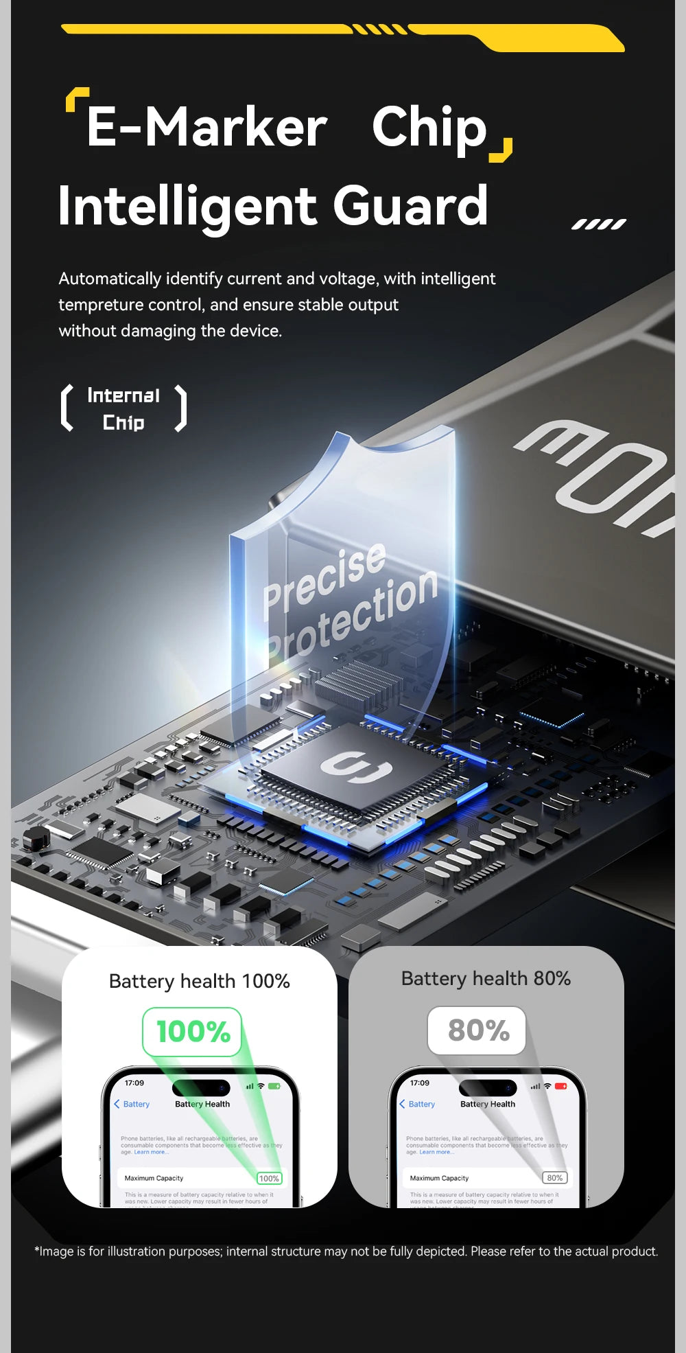 Essager-Cable tipo C de carga súper rápida de 240W, Cable de datos de acero inoxidable de carga rápida de 100W 5A para Macbook iPad iPone 16 15 Pro Max
