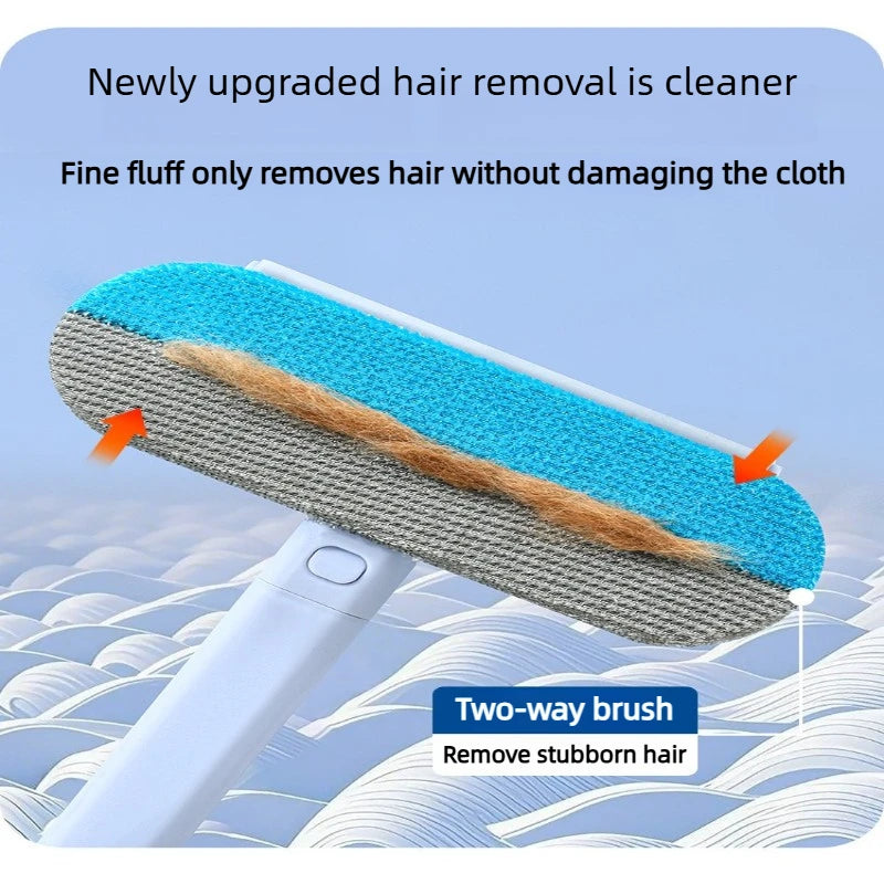 Cepillo Quitapelusas para Mascotas, Removedor de Pelo de Gato y Perro, Herramienta de Absorción de Pelo para Sofá, Cama y Alfombra