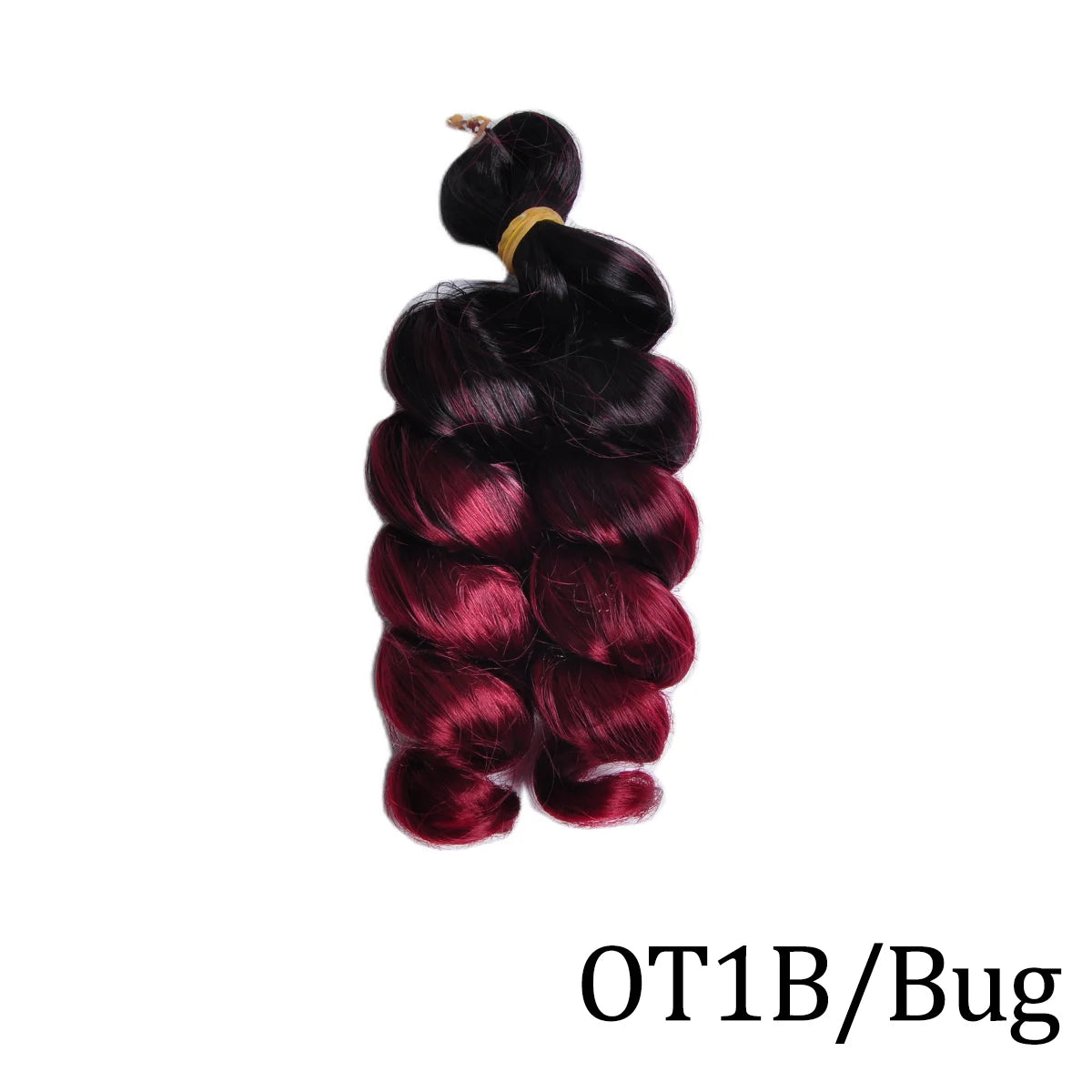 Extensiones de cabello trenzado rizado en espiral de pelo sintético de 12 pulgadas, pelo rizado rosa ombré, rizos franceses, pelo de ganchillo trenzado para mujer