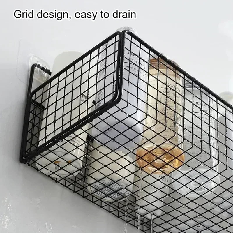Cesta de almacenamiento para colgar en la pared, organización del fregadero del baño, organizador de puertas de gabinete, cesta para cocina, estante de almacenamiento de verduras