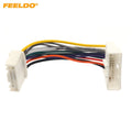 FEELDO-Adaptador de arnés de cableado de Radio de Audio estéreo para coche Nissan, modelos de coche, reproductor de CD, Cable de enchufe