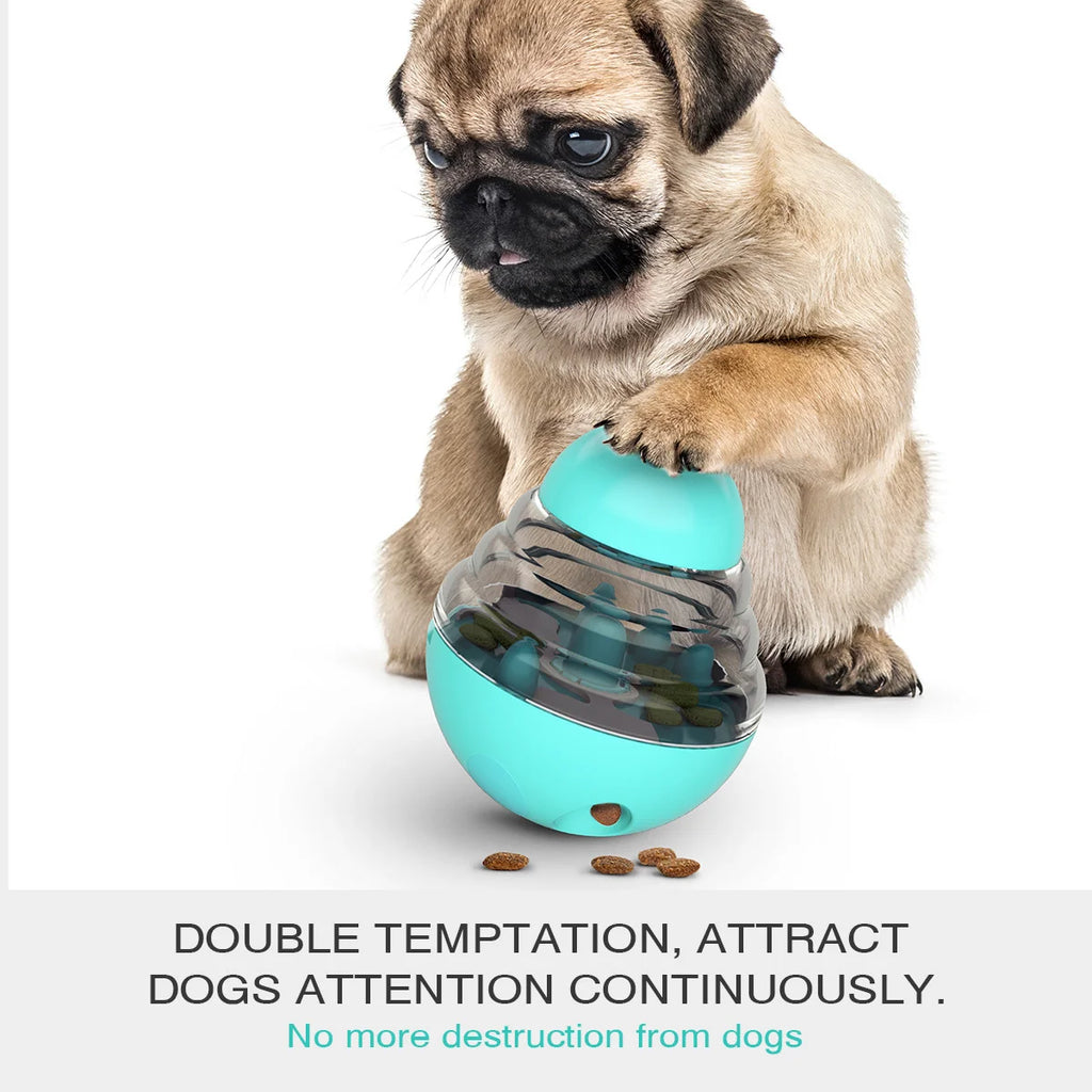 Juguete Dispensador de Comida para Perros, Tipo Rompecabezas, con Bola Antiderrames, Alimentador Lento