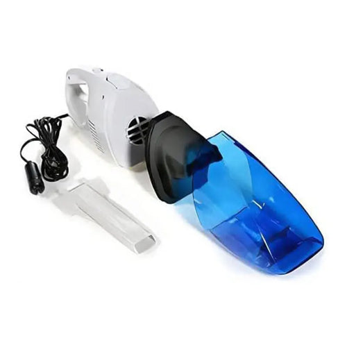 Aspiradora portátil de alta potencia seca y húmeda de doble uso azul para automóviles 12v