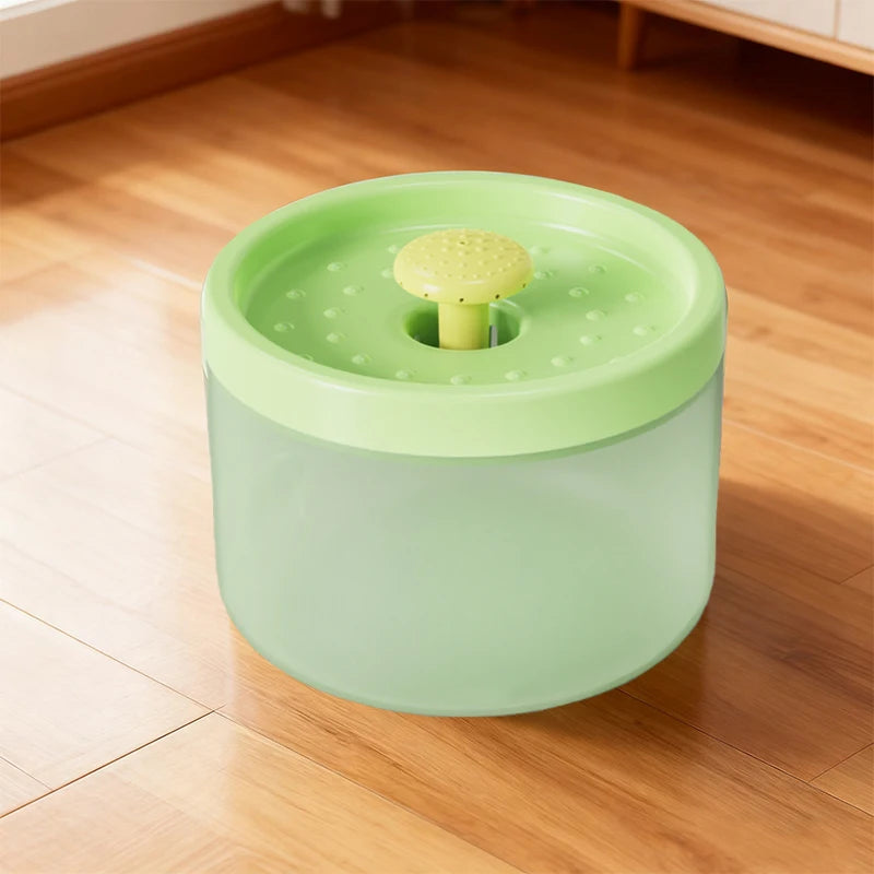 Bebedero Automático para Gatos y Perros de 1.8L/60.87oz, Dispensador de Agua Silencioso con Filtro para Mascotas Pequeñas, Tazón de Agua Interior Antideslizante