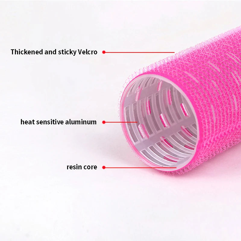 1 Uds. Rodillos para el cabello con agarre automático, rizador perezoso, cinta rizadora de seda, rodillo para el cabello, varilla rizadora sin calor, herramientas de estilismo para el cabello