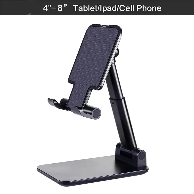 Soporte de escritorio para teléfono inteligente, soporte plegable para tableta, iPhone, iPad, Samsung, Huawei y Xiaomi