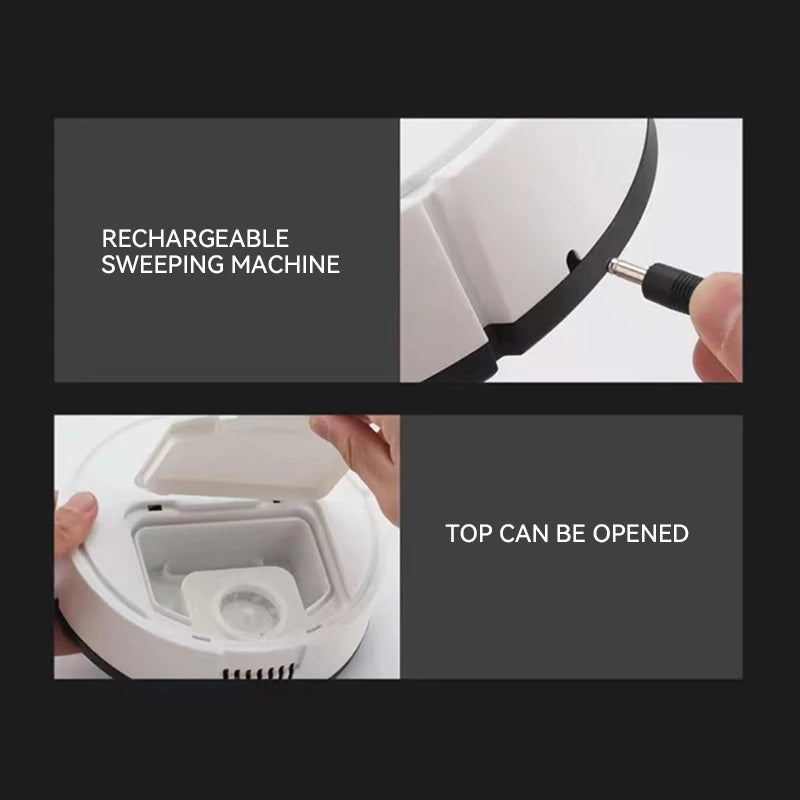 Aspiradora eléctrica automática para suelos 3 en 1, 1500Pa, fregona, recargable por USB, inalámbrica, para uso doméstico y de oficina
