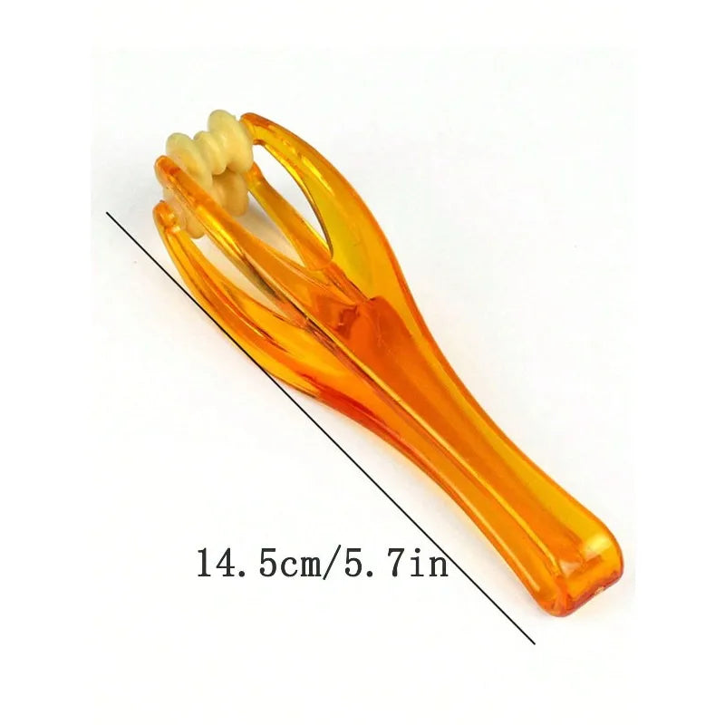 Rodillo de masaje para dedos, pinza para aliviar el dolor en las articulaciones, masajeador tipo rodillo, clip elástico para el cuidado de los dedos, relajación de meridianos, herramienta para relajar las manos