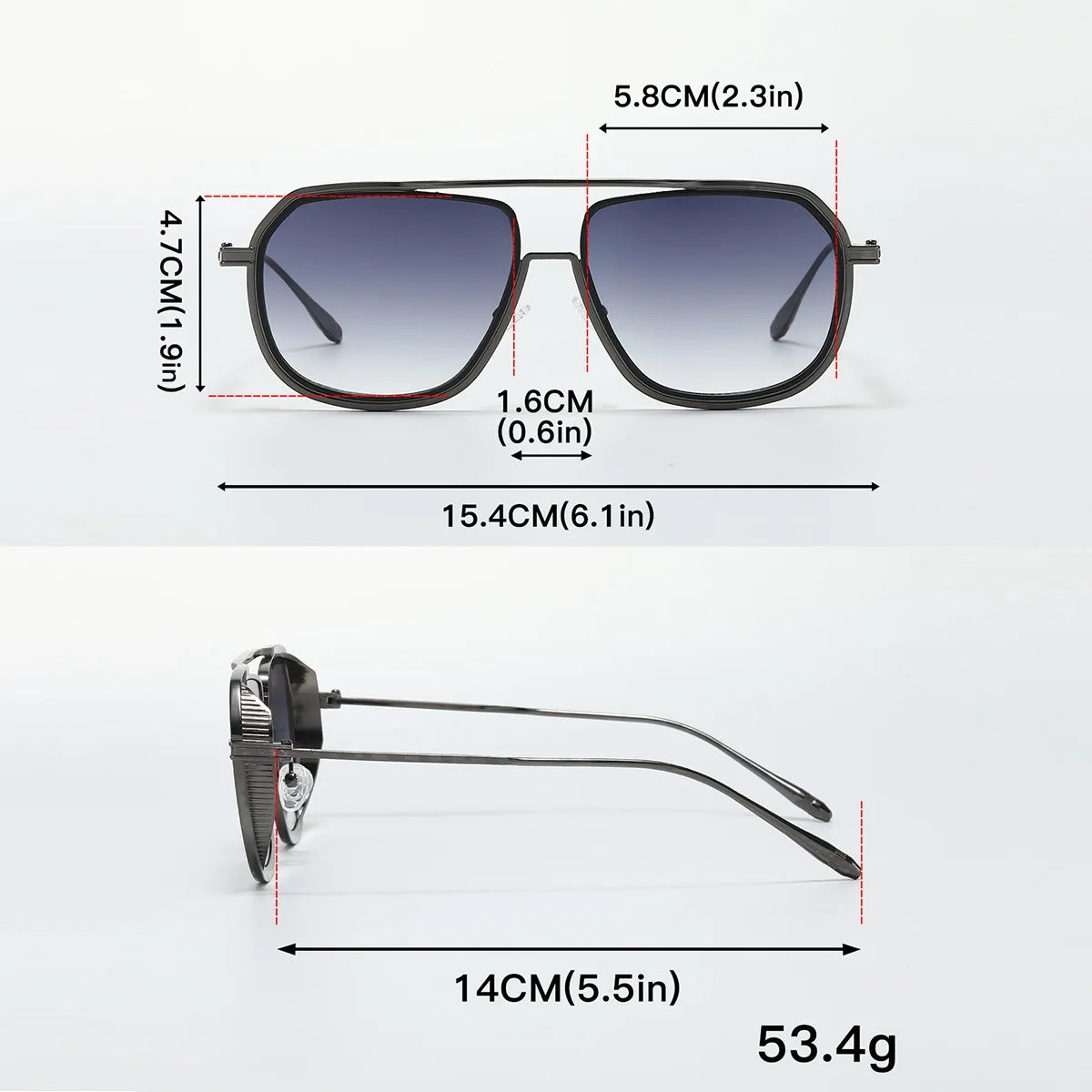 Gafas De Sol De piloto De Metal para Hombre y mujer, lentes De Sol De aviación Steampunk UV400, sombra Pop, Slentes De Sol para Hombre